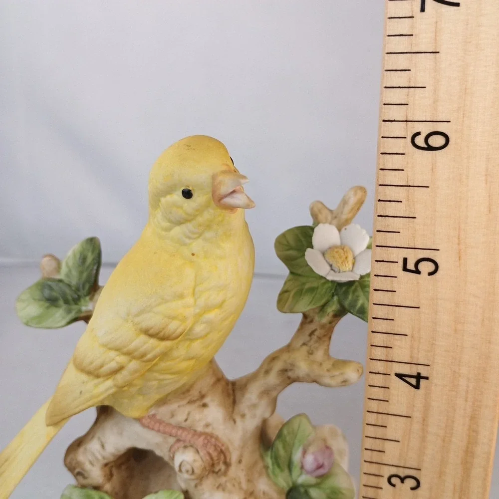 Vintage Gorham Japan Yellow Canary Music Box Tune 